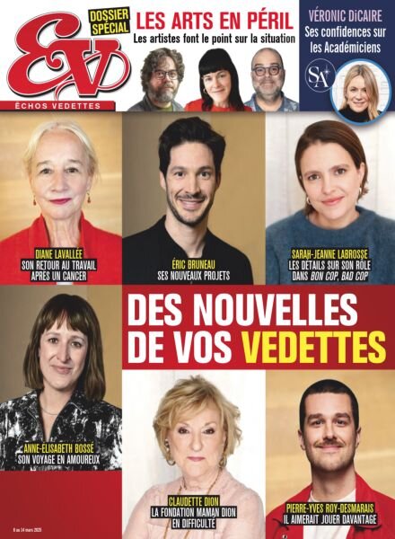 echos Vedettes – 8 Mars 2025 Cover