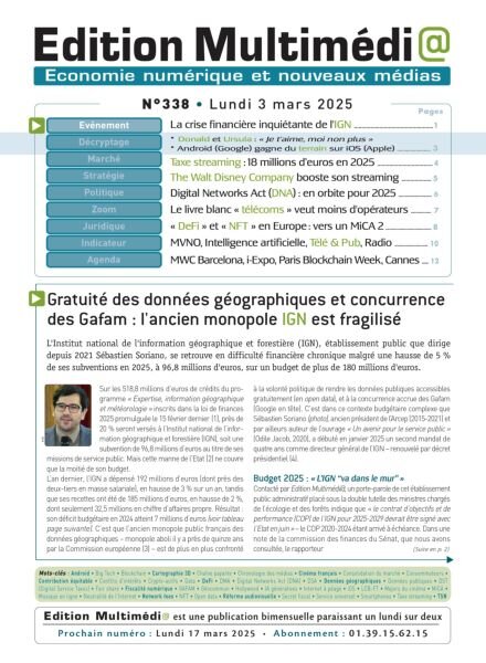 Edition Multimedia – 3 Mars 2025 Cover