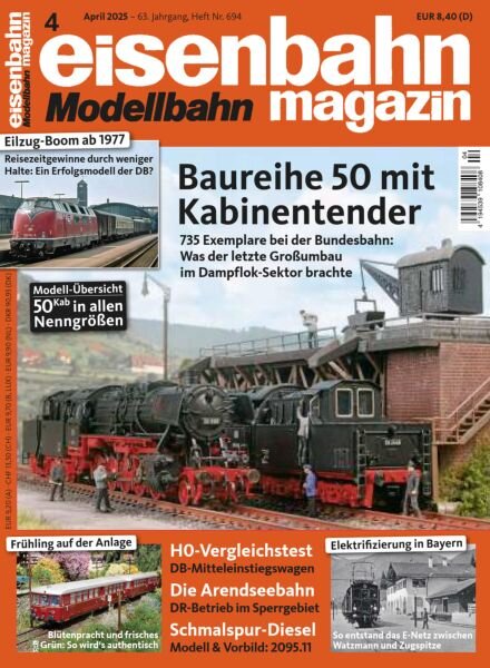 Eisenbahn Magazin – April 2025 Cover