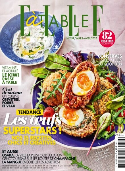 Elle a Table – Mars-Avril 2025 Cover