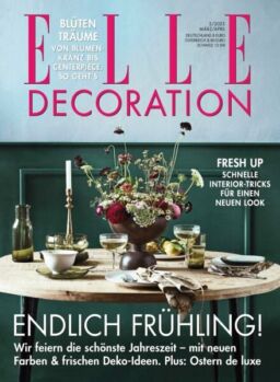 Elle Decoration Germany – Marz-April 2025