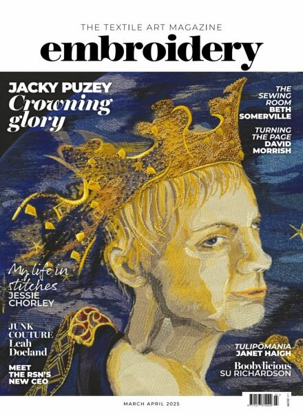 Embroidery Magazine – March-April 2025 Cover
