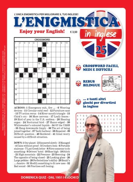 Enigmistica in inglese – Marzo-Maggio 2025 Cover