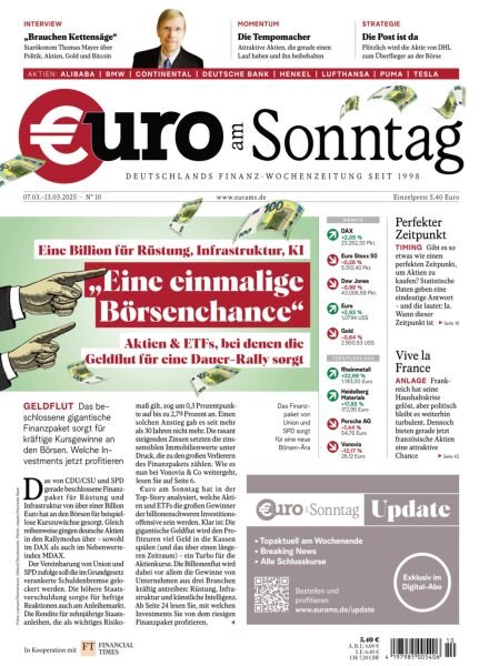 Euro am Sonntag – 7 Marz 2025 Cover