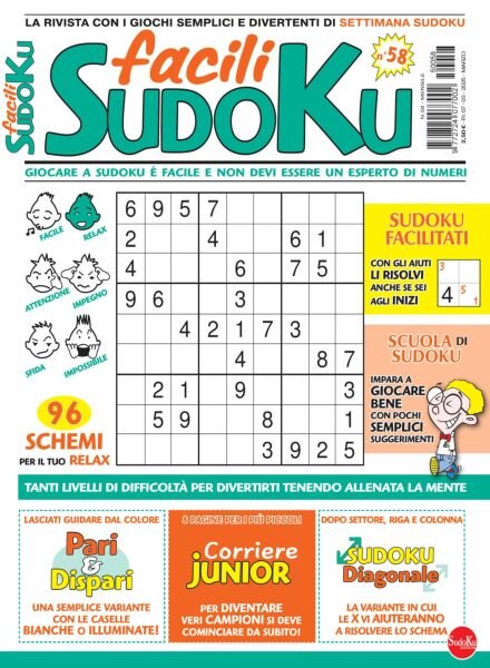 Facili Sudoku – Marzo 2025 Cover