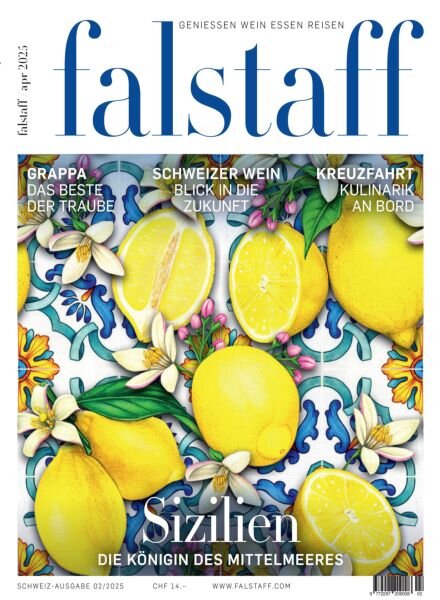 Falstaff Magazin Schweiz – April 2025 Cover