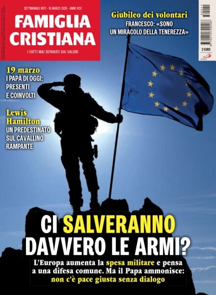Famiglia Cristiana – 16 Marzo 2025 Cover