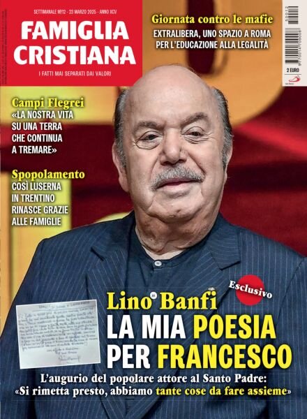 Famiglia Cristiana – 23 Marzo 2025 Cover