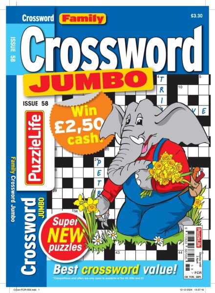 Family Crossword Jumbo – March 2025 Cover