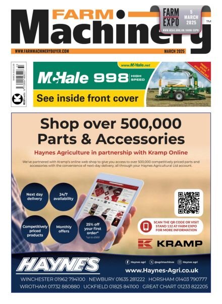 Farm Machinery – March 2025 Cover