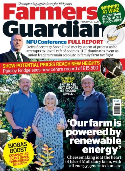 Farmers Guardian – 28 February 2025 Cover