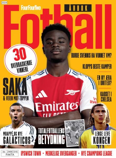 FourFourTwo Norge – Fotball arbok 2024 Cover