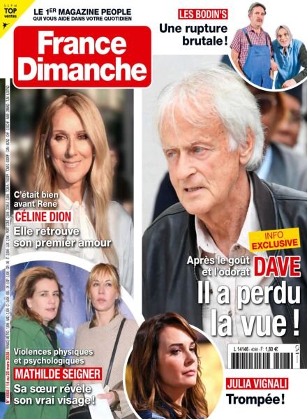 France Dimanche – 14 Mars 2025 Cover