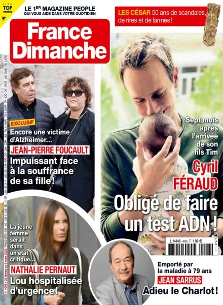 France Dimanche – 28 Fevrier 2025 Cover