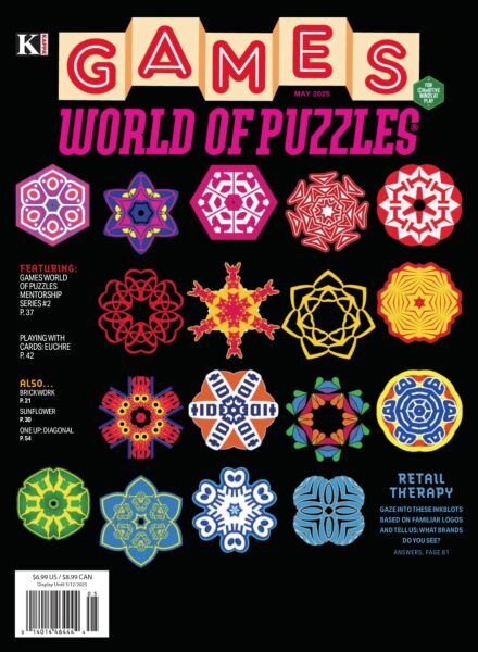 Games World of Puzzles – May 2025 Cover
