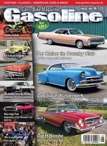 Gasoline Germany – Februar-Marz 2025 Cover