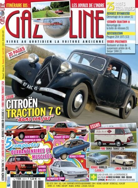 Gazoline – Avril 2025 Cover