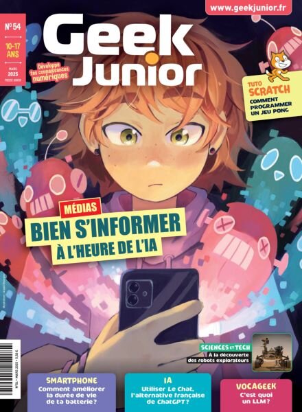 Geek Junior – Mars 2025 Cover