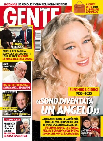 Gente Italia – 15 Marzo 2025 Cover
