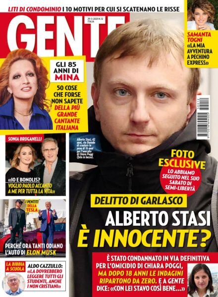 Gente Italia – 29 Marzo 2025 Cover