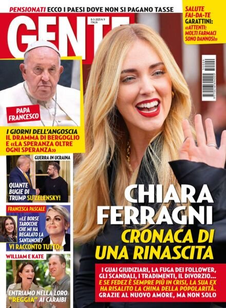 Gente Italia – 8 Marzo 2025 Cover