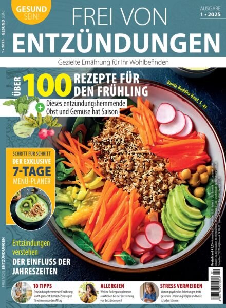 Gesund sein – Marz 2025 Cover