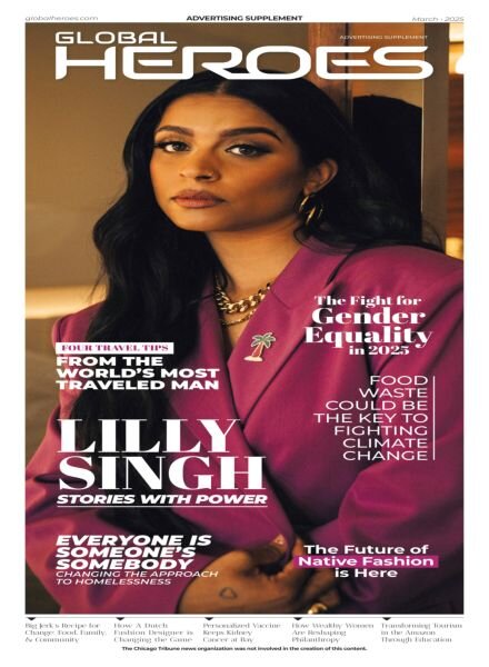 Global Heroes Magazine – March 2025 Cover