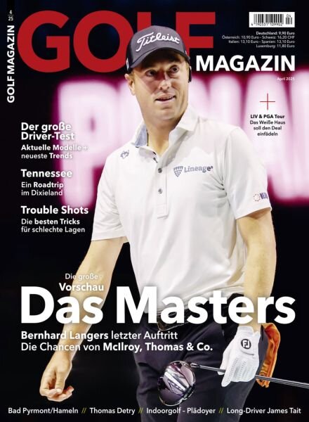 Golf Magazin – April 2025 Cover