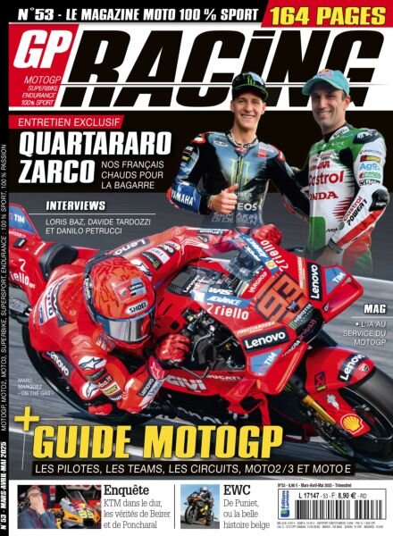 GP Racing – Mars-Mai 2025 Cover