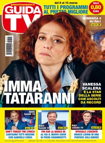 GuidaTV – 4 Marzo 2025 Cover
