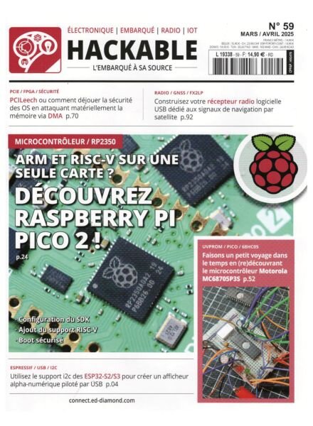 Hackable Magazine – Mars-Avril 2025 Cover