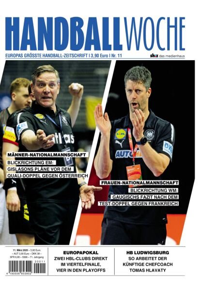 Handballwoche – 11 Marz 2025 Cover