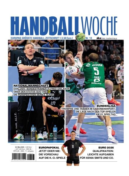 Handballwoche – 25 Marz 2025 Cover