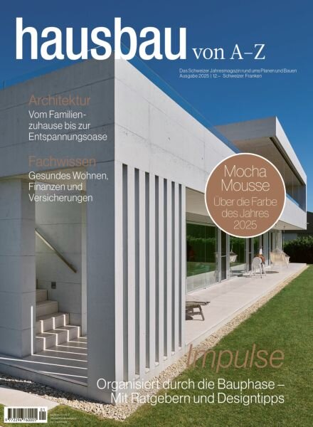 hausbau von A-Z – 2025 Cover