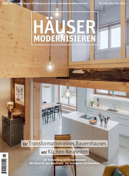 Hauser Modernisieren – Marz-April-Mai 2025 Cover