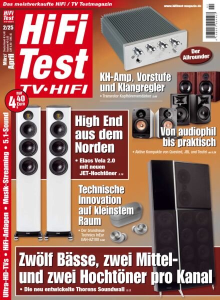 HiFi Test TV HiFi – Marz-April 2025 Cover