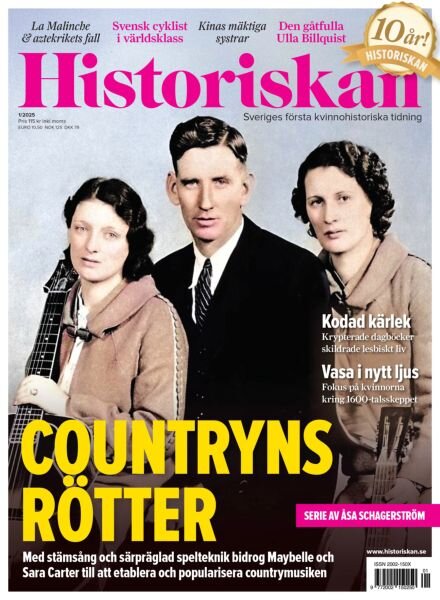 Historiskan – Mars 2025 Cover