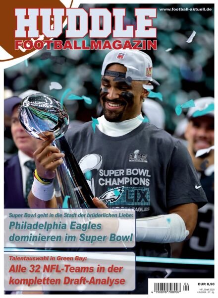 HUDDLE – Super Bowl Draft 2025 Cover
