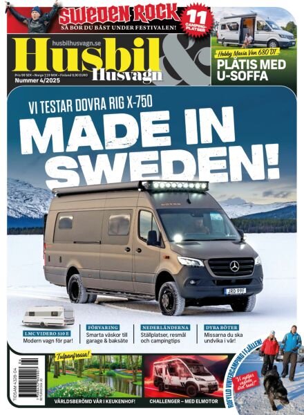 Husbil & Husvagn – Mars 2025 Cover