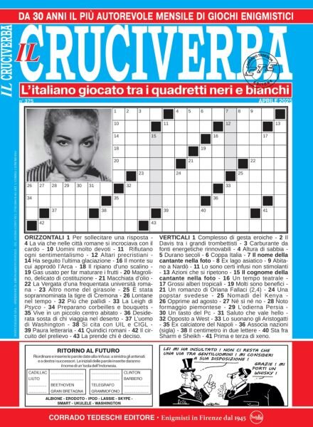 Il Cruciverba – Aprile 2025 Cover