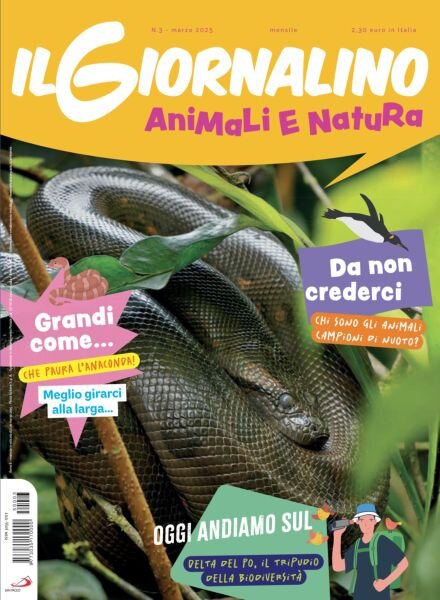 Il Giornalino Animali e Natura – Marzo 2025 Cover