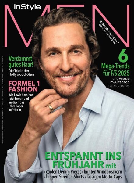 InStyle Men – Marz 2025 Cover