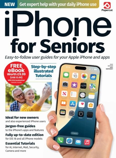 iPhone for Seniors – March 2025 Cover