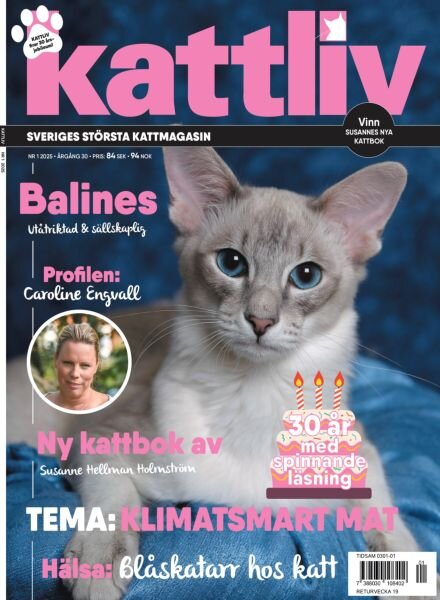 Kattliv – Mars 2025 Cover