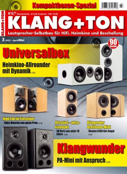 Klang+Ton – April-Mai 2025 Cover