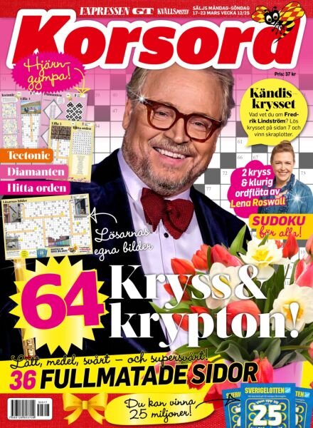 Korsord – 17 Mars 2025 Cover