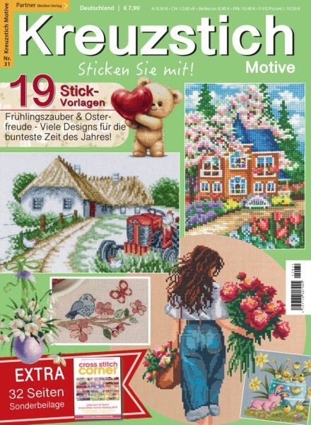 Kreuzstich Motive – Marz 2025 Cover