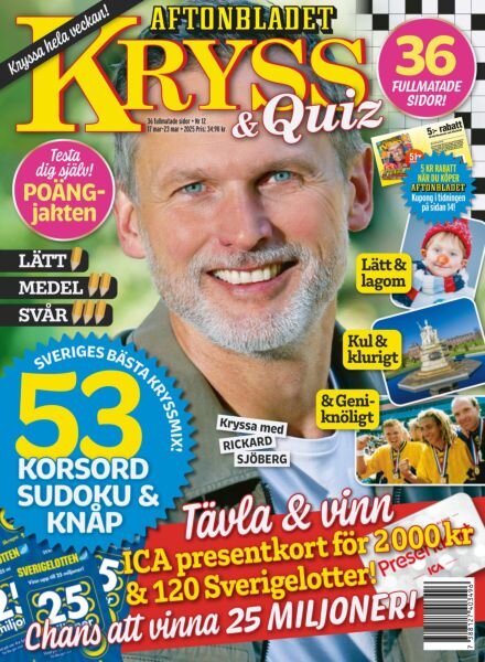 Kryss & Quiz – 17 Mars 2025 Cover