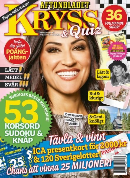Kryss & Quiz – 24 Februari 2025 Cover