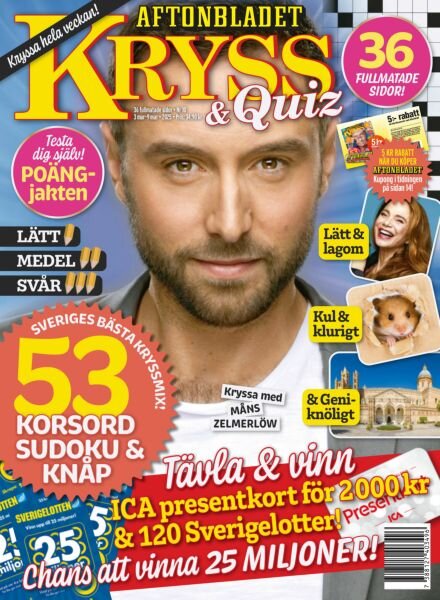 Kryss & Quiz – 3 Mars 2025 Cover
